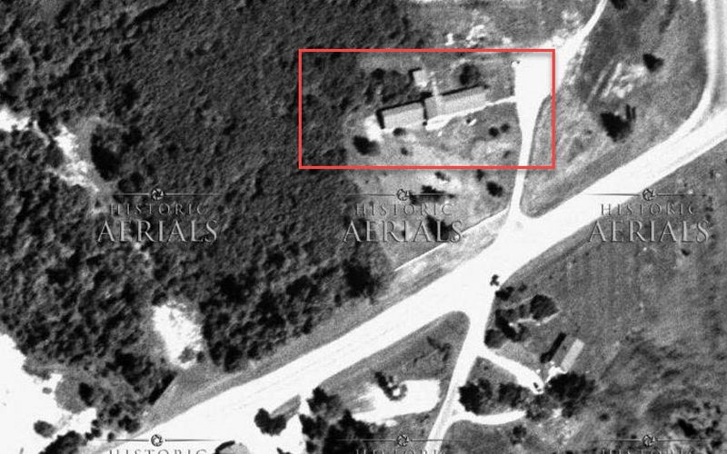 Berry Cove Motel - 1955 Aerial (newer photo)